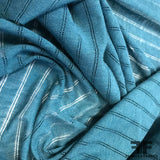 Drop Stitch Striped Knit - Green - Fabrics & Fabrics NY