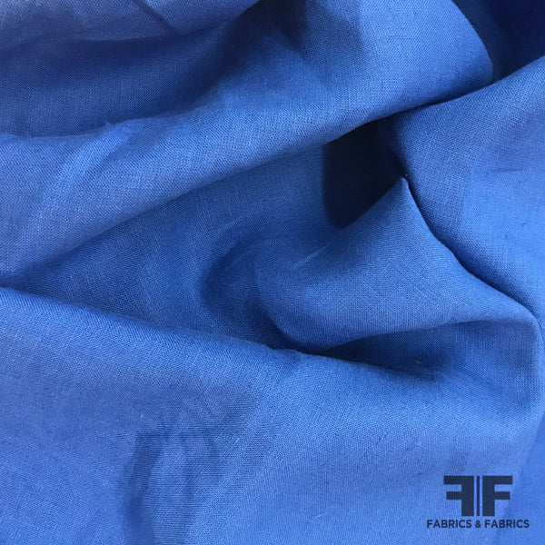 Solid Linen - Royal Blue – Fabrics & Fabrics