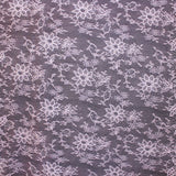 Floral Beaded Lace - Lavender - Fabrics & Fabrics NY