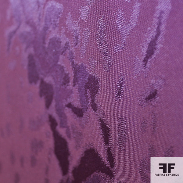 Purple - Prewashed Cotton Jacquard Fabric 19