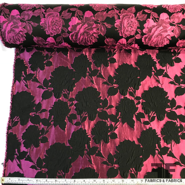 Fuchsia Silk Brocade 481 Fabric