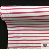 Striped Knit - Pink & White