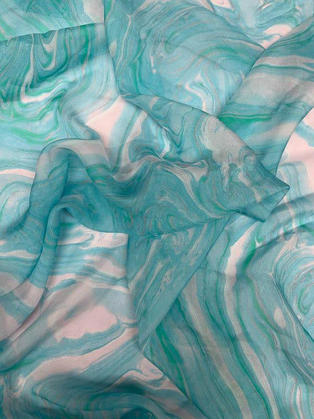 Light Blue Chiffon Silk 1013 – Fabrics4Fashion