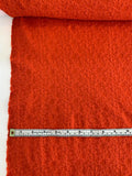 Boucle-Like Novelty Polyester Spandex Knit - Blood Orange