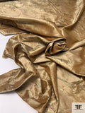 Toile Landscape Silk Taffeta Jacquard - Antique Gold