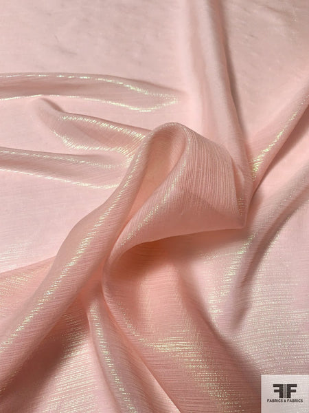 Marshmallow Pink Silk Chiffon - Fabrics & Fabrics