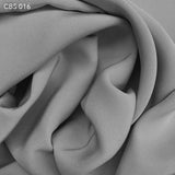 Silk Crepe Back Satin - Steeple Grey