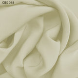 Silk Crepe Back Satin - Dove White
