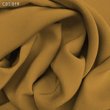 Silk Crepe Back Satin - Ochre Yellow