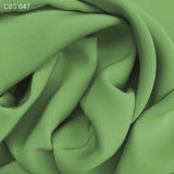 Silk Crepe Back Satin - Patina Green