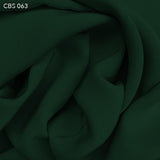 Hunter Green Silk Crepe Back Satin - Fabrics & Fabrics