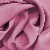 Silk Crepe Back Satin - Wild Rose