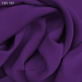 Silk Crepe Back Satin - Electric Purple