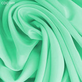 Silk Crepe de Chine - Mint Green