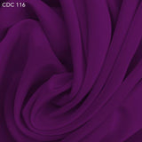Silk Crepe de Chine - Electric Violet