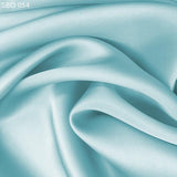 Satin Faced Organza - Clearwater Blue
