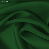 Pine Green Satin Faced Organza - Fabrics & Fabrics