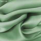 Seafoam Green Satin Faced Organza - Fabrics & Fabrics