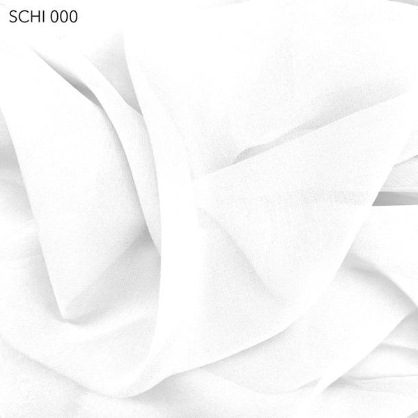 White Silk Chiffon - Fabrics & Fabrics