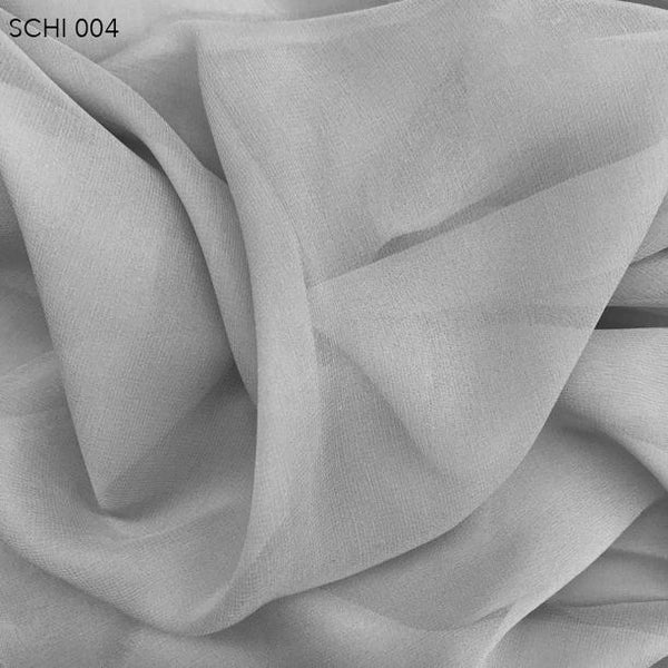 Grey chiffon clearance material