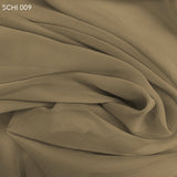 Silk Chiffon - Olive Grey - Fabrics & Fabrics
