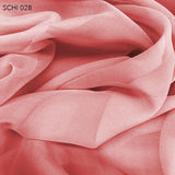 Misty Pink Silk Chiffon - Fabrics & Fabrics