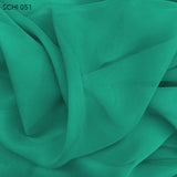Silk Chiffon - Teal Green