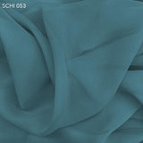 Silk Chiffon - Arctic Blue