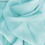 Silk Chiffon - Clearwater Blue