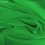Silk Chiffon - Bright Green