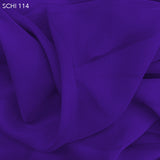 Silk Chiffon - Sapphire - Fabrics & Fabrics