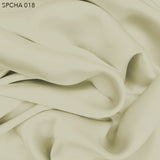 Silk Charmeuse - Dove White - Fabrics & Fabrics