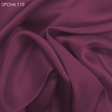 Silk Charmeuse - Sangria Purple