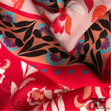 Bohemian Floral Printed Silk Georgette - Multicolor - Fabrics & Fabrics NY