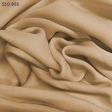 Brown Silk Georgette  - Fabrics & Fabrics