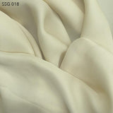 Dove White Silk Georgette  - Fabrics & Fabrics