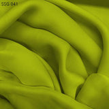 Silk Georgette - Acid Lime