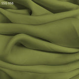 Sage Green Silk Georgette - Fabrics & Fabrics
