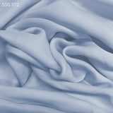 Silk Georgette - Misty Blue