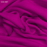 Silk Georgette - Pink Berry