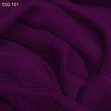 Silk Georgette - Electric Purple