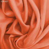 Orange Silk Habotai (China Silk) - Fabrics & Fabrics