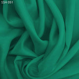 Light Teal Silk Habotai (China Silk) - Fabrics & Fabrics
