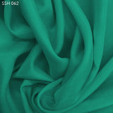 Aquarium Green Silk Habotai (China Silk) - Fabrics & Fabrics