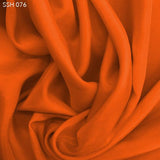 Silk Habotai (China Silk) - Traffic Cone Orange