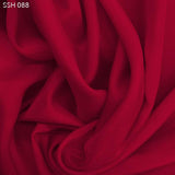 Silk Habotai (China Silk) - Strawberry Red