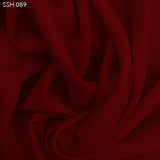 Silk Habotai (China Silk) - Brick Red