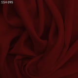 Burgundy Silk Habotai (China Silk) - Fabrics & Fabrics