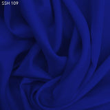 Silk Habotai (China Silk) - Royal Blue