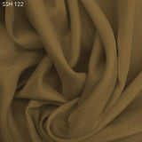 Deep Camel Silk Habotai (China Silk)  - Fabrics & Fabrics